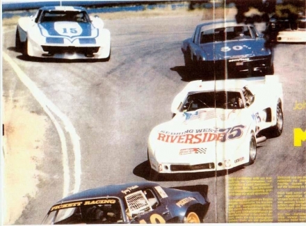 Kauffman Corvette racing with John Greenwood’s Riverside #75 - Corvette by JPS Racing